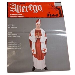Pope Halloween Costume 4 Pieces EUC